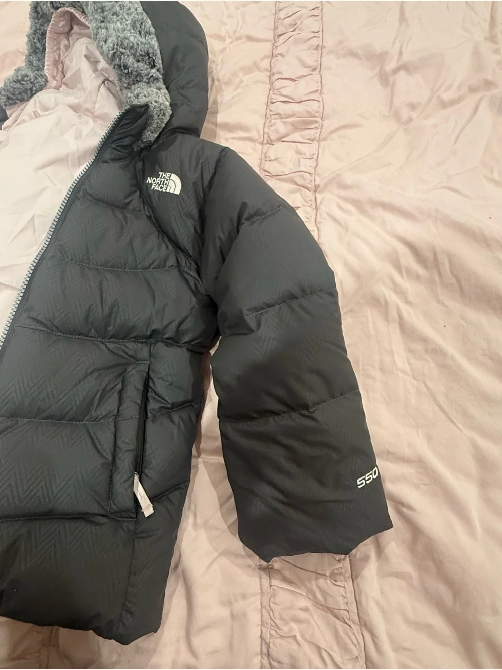 The North Face Toddler Light Pink Puffer Vest